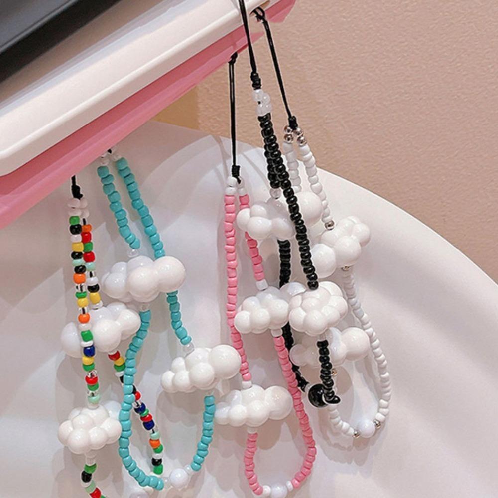 Blue Sky Cloud Beaded Phone Chain Phone Strap Beads Telephone Pendant Women різнокольоровий
Blue Sky Cloud Beaded Phone Chain Phone Strap Beads Telephone Pendant Women різнокольоровий