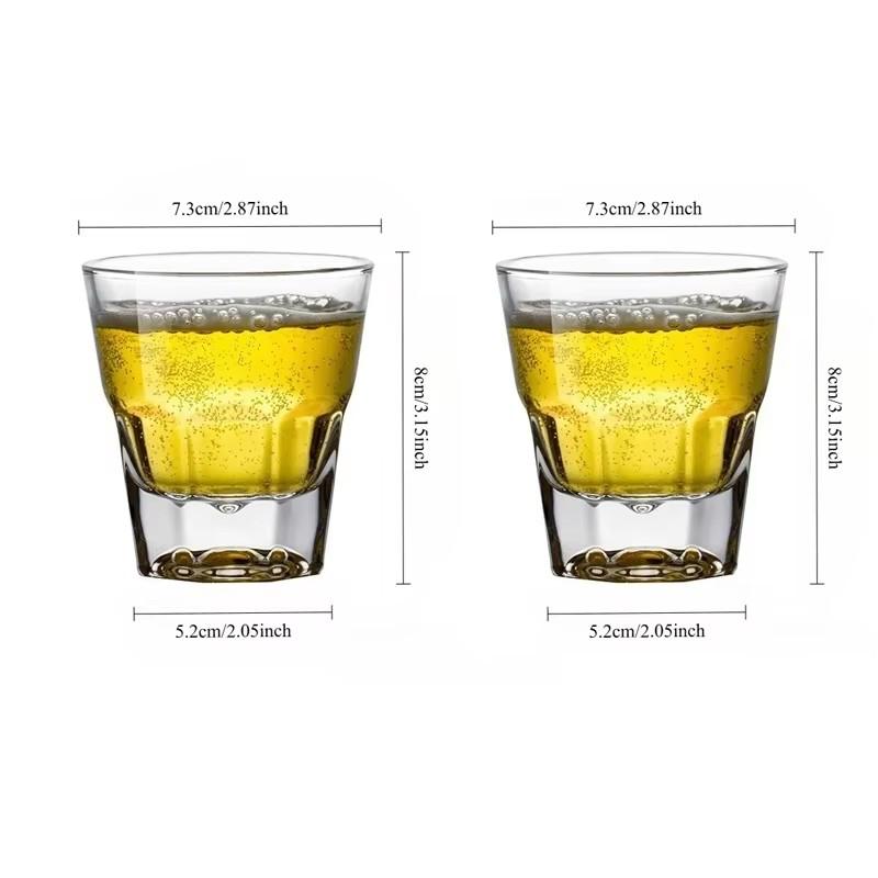 145ml/240ml Household Simple Transparent Water Cups Octagonal Beer Cups Classic Brandy Glass Party Thick Bottomed Whiskey Glass 2pcs
145ml/240ml Household Simple Transparent Water Cups Octagonal Beer Cups Classic Brandy Glass Party Thick Bottomed Whiskey Glass 2pcs