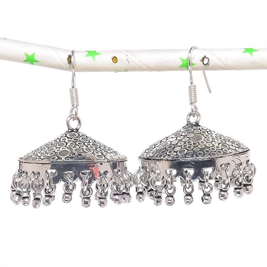 Натуральные индийские серьги Jhumki с драгоценным камнем, серебряные серьги в стиле Бали, 1,77 дюйма, N9y26
Натуральные индийские серьги Jhumki с драгоценным камнем, серебряные серьги в стиле Бали, 1,77 дюйма, N9y26