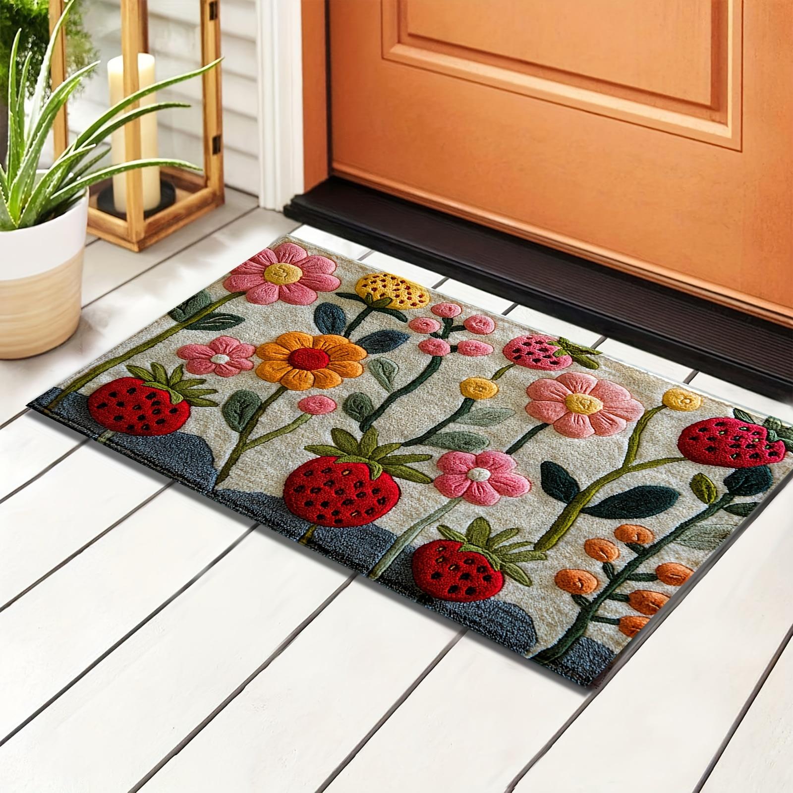 1pc Flower Carpet Imitation Cashmere Floor Mat Bathroom Absorbent Anti-slip Mat Outdoor Stain-resistant Floor Mat Home Decoration Mat 60*40cm/23.6*15.7in
1pc Flower Carpet Imitation Cashmere Floor Mat Bathroom Absorbent Anti-slip Mat Outdoor Stain-resistant Floor Mat Home Decoration Mat 60*40cm/23.6*15.7in