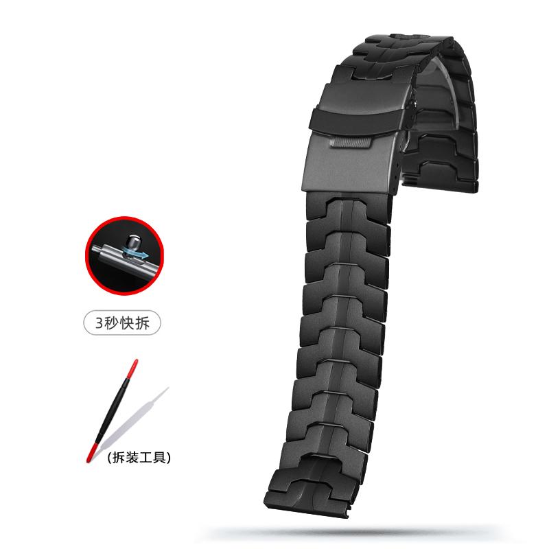22mm For Seiko canned abalone No. 5 Titanium Men s Watchband titanium steel sports watch strap Quick release fashion bracelet width-22mm чорний
22mm For Seiko canned abalone No. 5 Titanium Men s Watchband titanium steel sports watch strap Quick release fashion bracelet width-22mm чорний