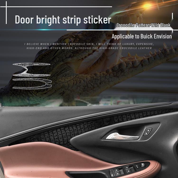 Crocodile Pattern Film for Buick Envision Interior: Center Console & Gear Shift Decoration, Wild Black Sticker
Crocodile Pattern Film for Buick Envision Interior: Center Console & Gear Shift Decoration, Wild Black Sticker