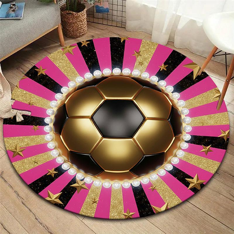 Metalball Round Area Rug,Carpet Rug for Living Room Bedroom Sofa Playroom Decor,Non-slip Floor Mat 80cmx80cm
Metalball Round Area Rug,Carpet Rug for Living Room Bedroom Sofa Playroom Decor,Non-slip Floor Mat 80cmx80cm