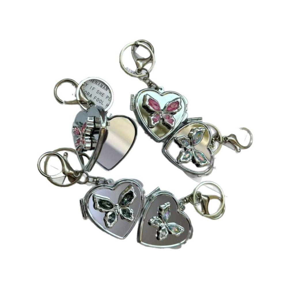 Heart Shape Love Mirror Pendant Korean Cosmetic Mirror Key Chain Cute Accessory style A
Heart Shape Love Mirror Pendant Korean Cosmetic Mirror Key Chain Cute Accessory style A
