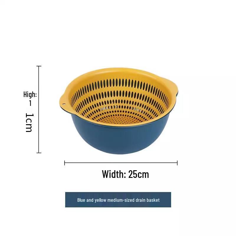 ZISIZ Double-Layer Drain and Wash Basket
ZISIZ Double-Layer Drain and Wash Basket