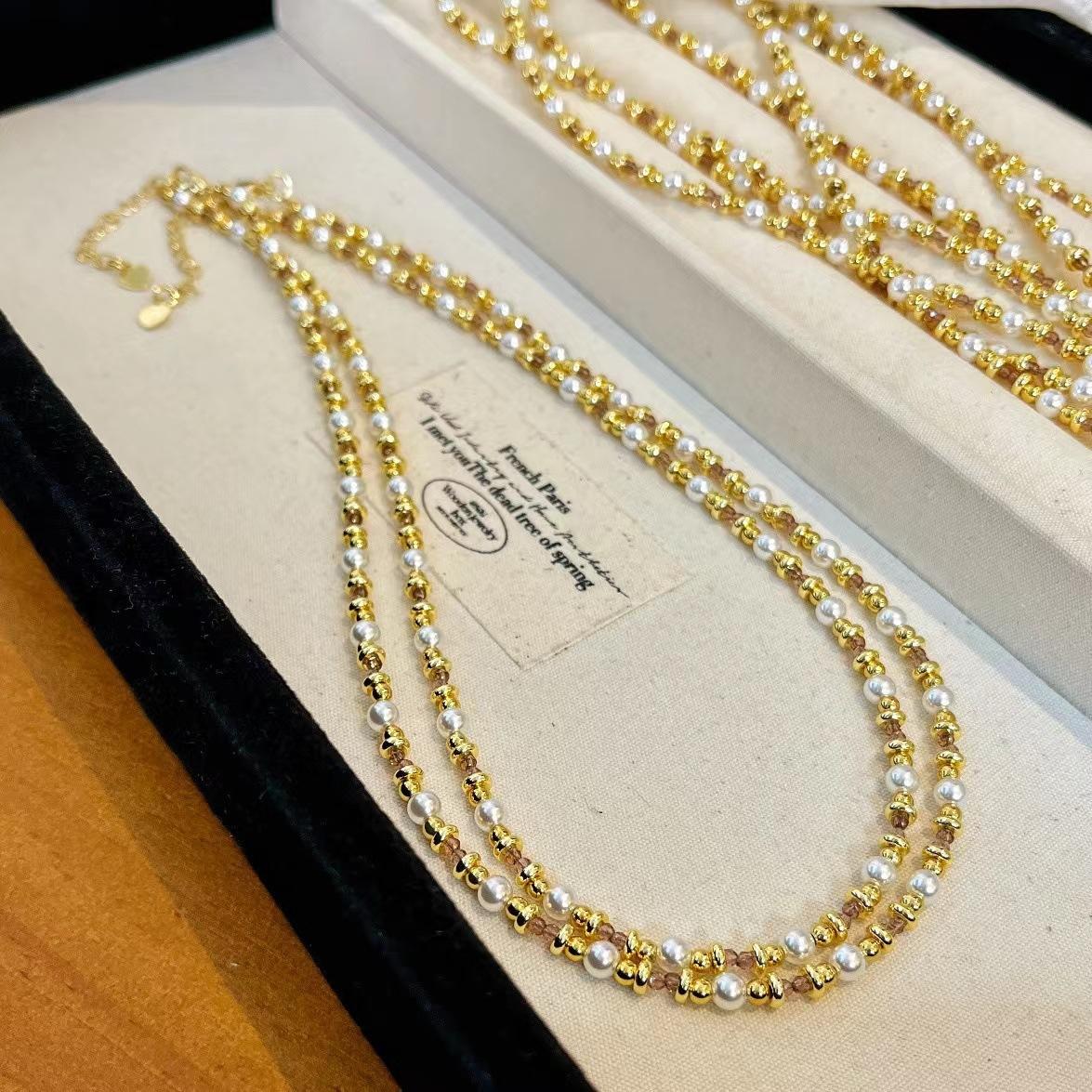 Retro High-End Perfect Circle Design Sense Shijia Baby Pearl Gypsy Collarbone Chain Necklace Female Versatile Atmosphere
Retro High-End Perfect Circle Design Sense Shijia Baby Pearl Gypsy Collarbone Chain Necklace Female Versatile Atmosphere