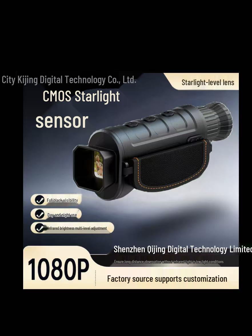 Infrared HD Night Vision Monocular - Outdoor Reconnaissance Device with Sensor
Infrared HD Night Vision Monocular - Outdoor Reconnaissance Device with Sensor