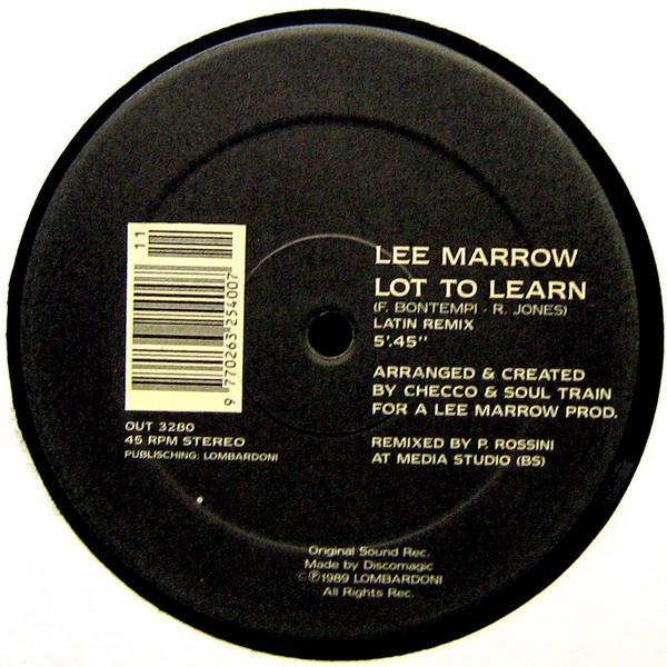 12inch Record LEE MARROW Lot To Learn Remix OUT3280 Out 1989 Italy Dance Electronica Used
12inch Record LEE MARROW Lot To Learn Remix OUT3280 Out 1989 Italy Dance Electronica Used