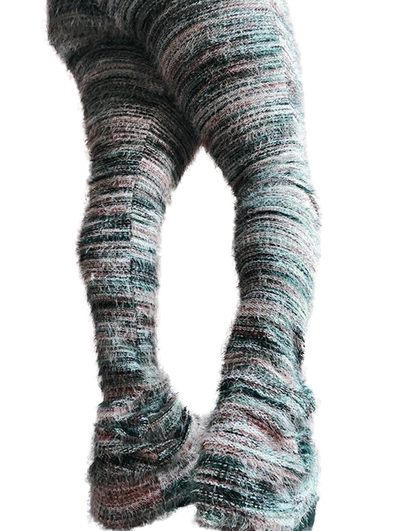 Цветные полосатые пушистые брюки с напуском для женщин L
Цветные полосатые пушистые брюки с напуском для женщин L