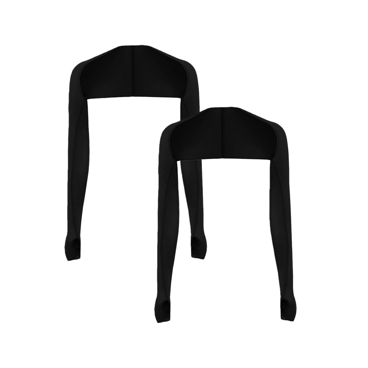2Pcs Women S Cooling Shawl Sleeves, With Finger Hole Design, Available In Various Colors, Comfortable And Breathable, Suitable For Outdoor Activities 2pcs_Black + Black
2Pcs Women S Cooling Shawl Sleeves, With Finger Hole Design, Available In Various Colors, Comfortable And Breathable, Suitable For Outdoor Activities 2pcs_Black + Black