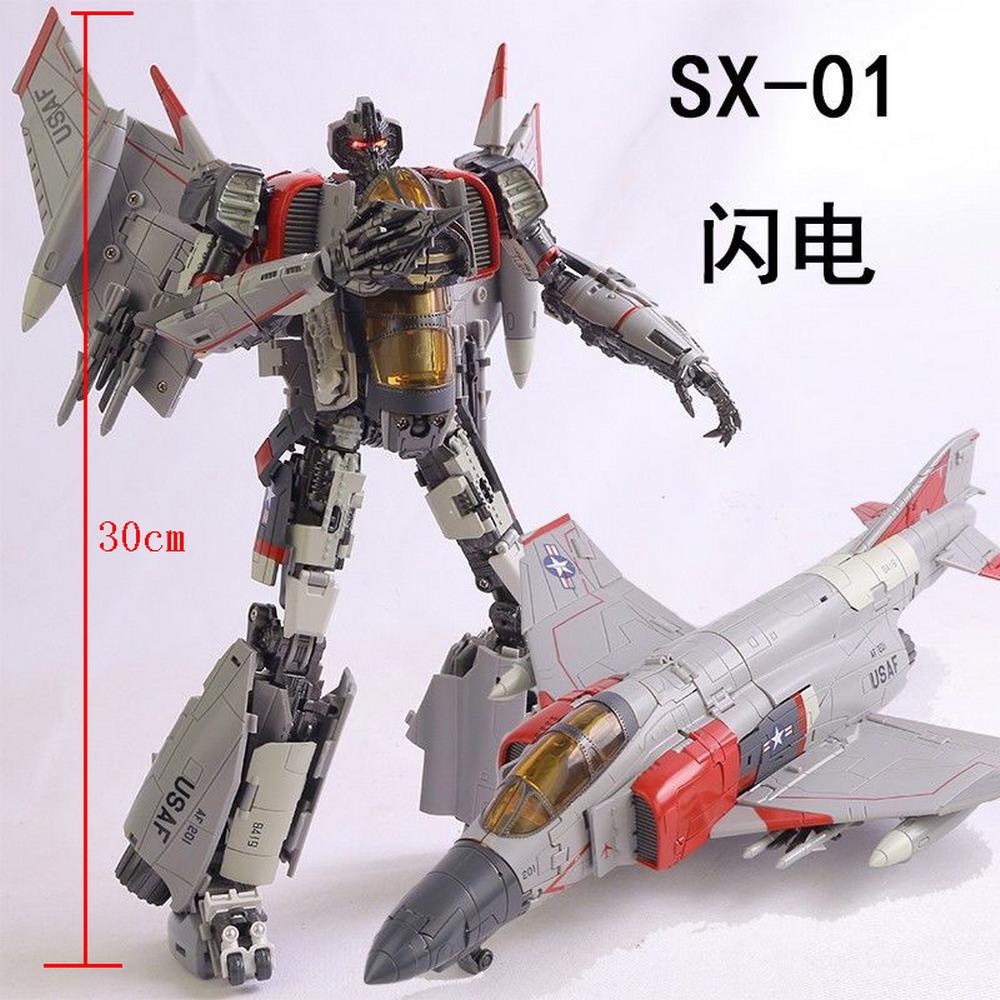 Transformation Toys Thunder Warrior SX01 Starscream Action Figure Deformation Model Robot Blitzwing Hornet Gaiden Lightning
Transformation Toys Thunder Warrior SX01 Starscream Action Figure Deformation Model Robot Blitzwing Hornet Gaiden Lightning