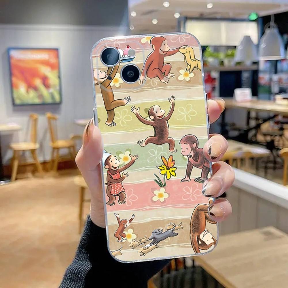 Curious G-George Monkey Phone Case For iPhone 16,15,14,13,12,11 Pro,Max,Plus,X,XS,XR,SE,Mini Transparent Silicone Soft iPhone12PRO
Curious G-George Monkey Phone Case For iPhone 16,15,14,13,12,11 Pro,Max,Plus,X,XS,XR,SE,Mini Transparent Silicone Soft iPhone12PRO