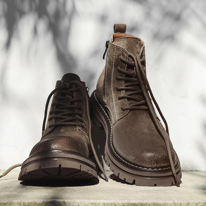 European American New Thick Soled Casual Persalized Motorcycle Boots Frosted Breathable High-end Anti Slip Trendy Boots 38 хаки
European American New Thick Soled Casual Persalized Motorcycle Boots Frosted Breathable High-end Anti Slip Trendy Boots 38 хаки