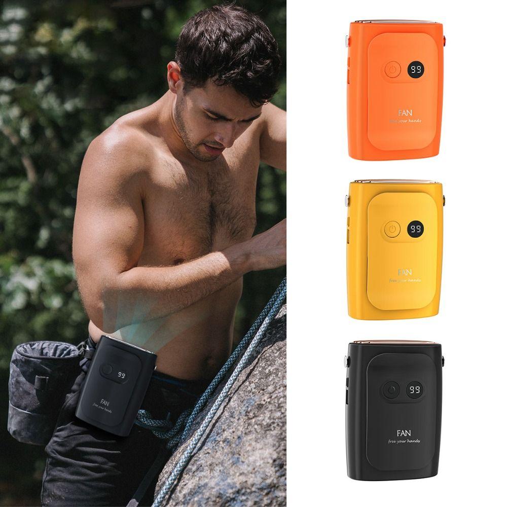10000mAh Mini Fan Low Noise Quiet Wearable Electric Fan Long Use Life Portable Waist Fan Sports style 1
10000mAh Mini Fan Low Noise Quiet Wearable Electric Fan Long Use Life Portable Waist Fan Sports style 1