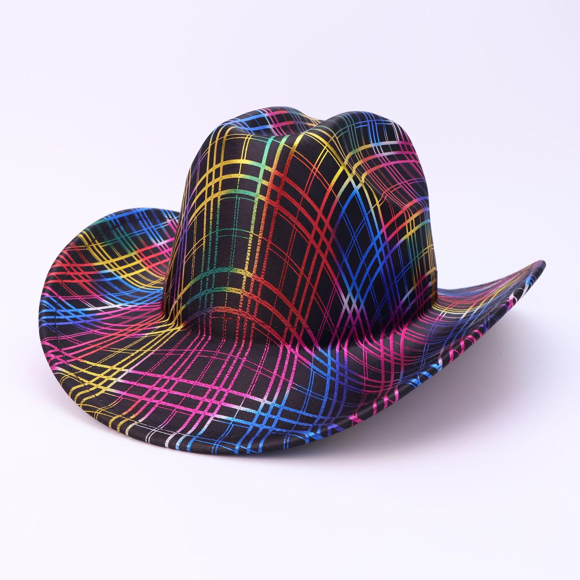 Colored Western Cowboy Hat Top Jazz Hat Holiday Party Party Top Hat M(56-58cm) чорний
Colored Western Cowboy Hat Top Jazz Hat Holiday Party Party Top Hat M(56-58cm) чорний