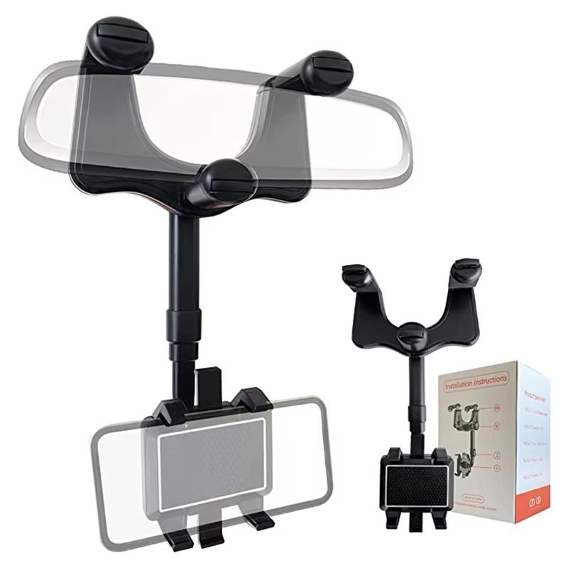 Car Rearview Mirror Phone Holder 360° Retractable Rotatable Cell Phone Holder Clip Phone GPS Support Mobile Phone Mount Stand
Car Rearview Mirror Phone Holder 360° Retractable Rotatable Cell Phone Holder Clip Phone GPS Support Mobile Phone Mount Stand