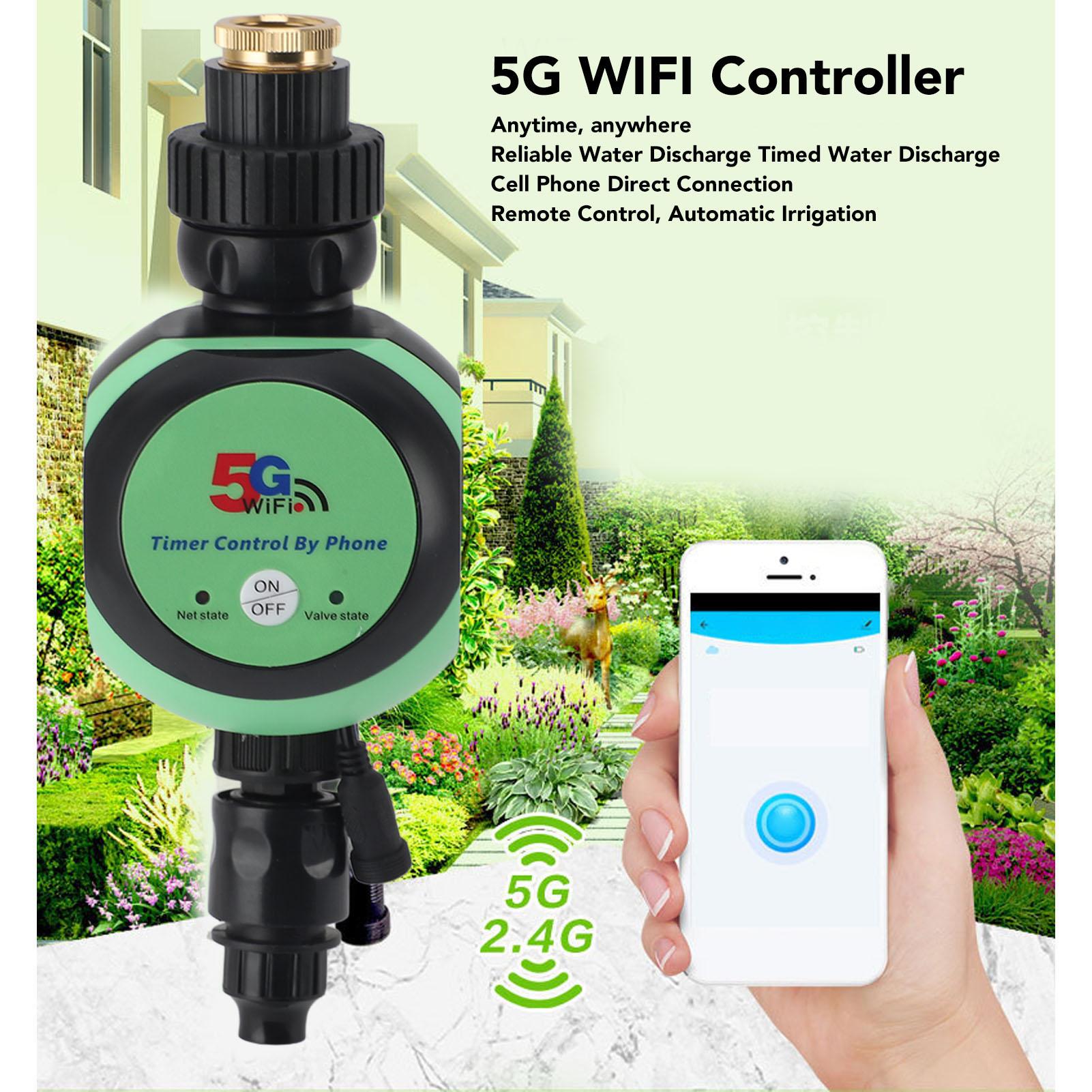 Контроллер полива Wi-Fi 5G Wi-Fi Энергосберегающий BT пульт дистанционного управления Таймер полива для сада, балкона, вилка США 100240В
Контроллер полива Wi-Fi 5G Wi-Fi Энергосберегающий BT пульт дистанционного управления Таймер полива для сада, балкона, вилка США 100240В