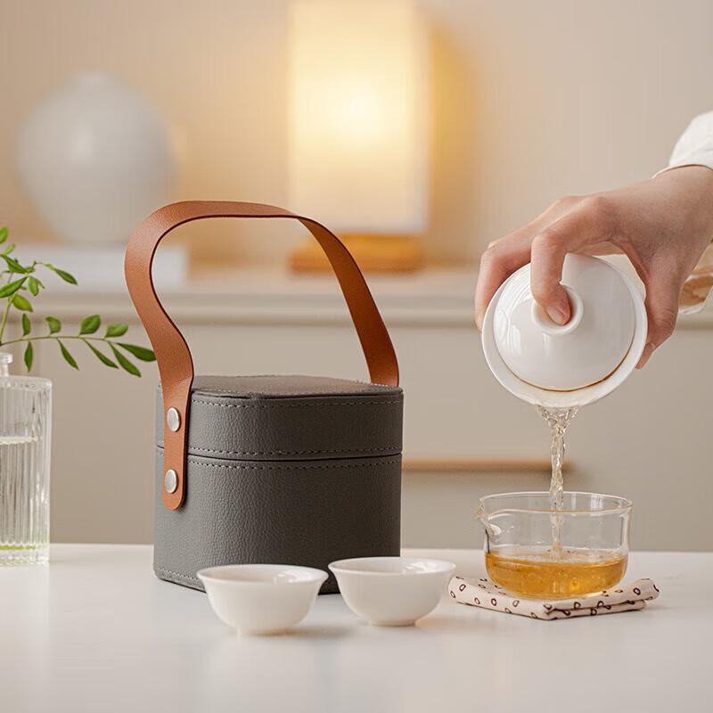 Mu Yi Portable Ceramic Travel Tea Set
Mu Yi Portable Ceramic Travel Tea Set