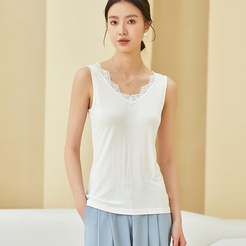 Mulberry Silk Lace V-Neck Camisole for Women - Plus Size Summer Outerwear Top Large
Mulberry Silk Lace V-Neck Camisole for Women - Plus Size Summer Outerwear Top Large