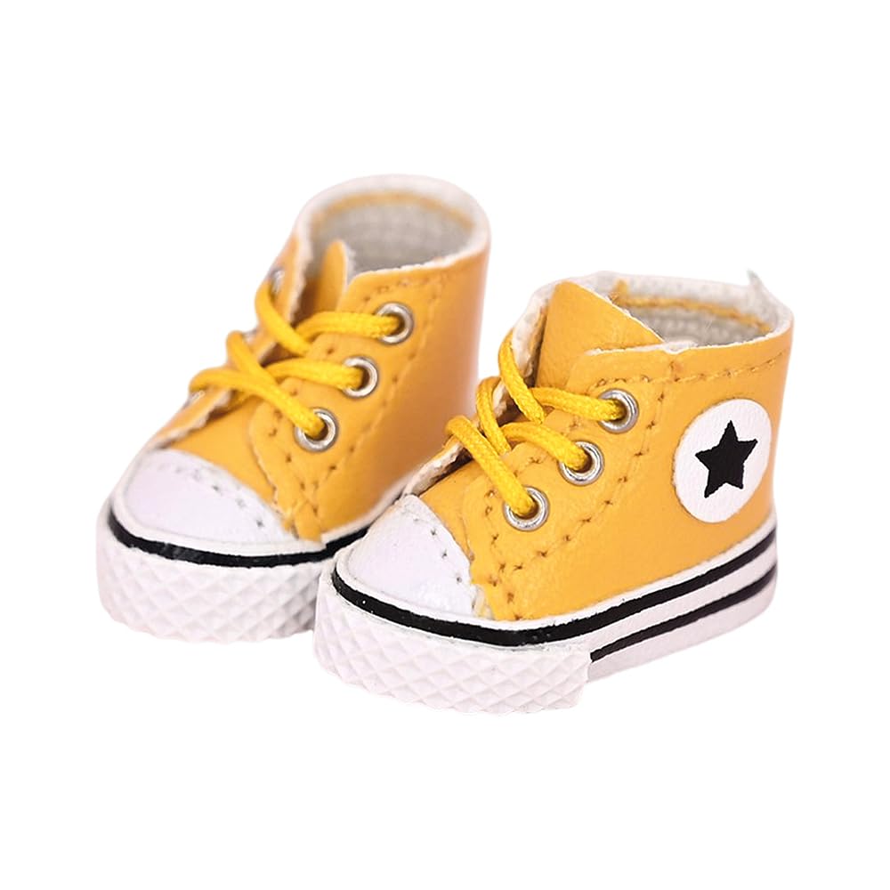 Obitsu 11 OB11 Size Obitsu Doll 11cm Body Shoes Star Skateboard Shoes High Cut Shoes 4 Colors (Yellow)
Obitsu 11 OB11 Size Obitsu Doll 11cm Body Shoes Star Skateboard Shoes High Cut Shoes 4 Colors (Yellow)