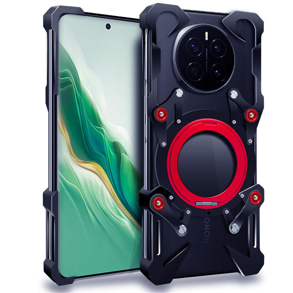 For Honor Magic7 5G Bumper Case Kickstand Aluminum Alloy Magnetic Phone Cover with Wrist Strap Black
For Honor Magic7 5G Bumper Case Kickstand Aluminum Alloy Magnetic Phone Cover with Wrist Strap Black