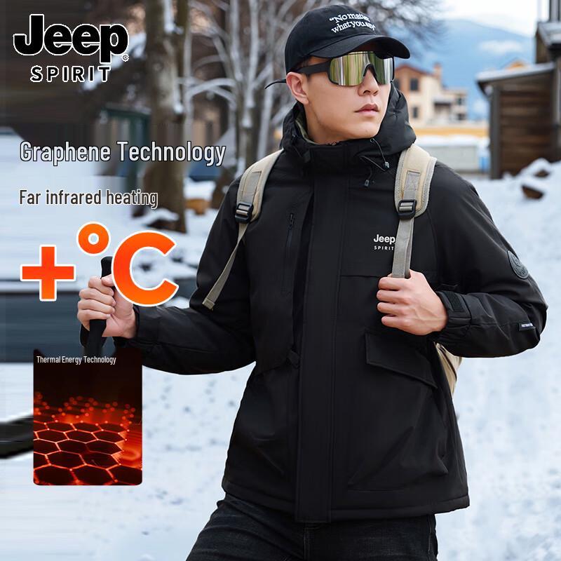 JEEP SPIRIT Men s Graphene Heated Winter Padded Jacket L
JEEP SPIRIT Men s Graphene Heated Winter Padded Jacket L