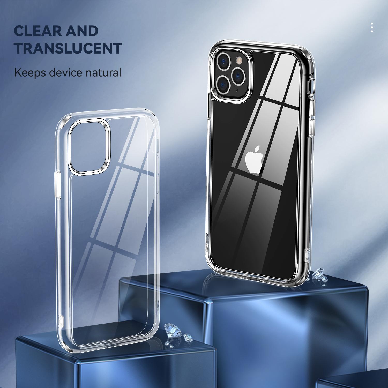 Electroplating Crystal Clear TPU+PC Hybrid Phone Cover for iPhone 11 Pro 5.8 Inch,Slim and Lightweight Mobile Phone Accessory A
Electroplating Crystal Clear TPU+PC Hybrid Phone Cover for iPhone 11 Pro 5.8 Inch,Slim and Lightweight Mobile Phone Accessory A