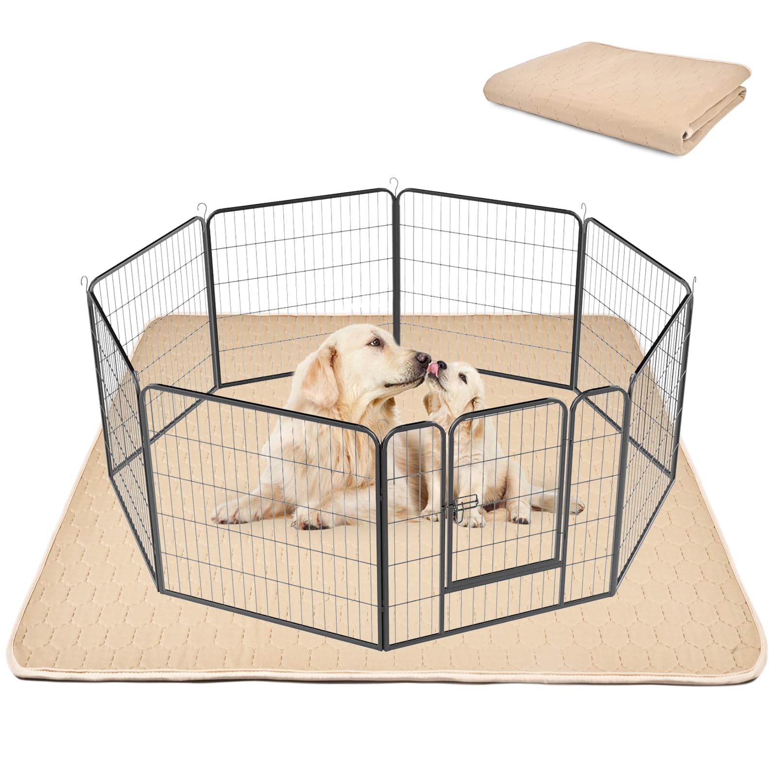 STVICTORY Pet Pee Set of Pet Pee Pet Pee Toilet для домашних животных среднего и большого размера, быстрое кормление, суперпротекающий, экологически чистый коврик, 122-165 см, 2, коврик, подкладка, бежевый
STVICTORY Pet Pee Set of Pet Pee Pet Pee Toilet для домашних животных среднего и большого размера, быстрое кормление, суперпротекающий, экологически чистый коврик, 122-165 см, 2, коврик, подкладка, бежевый