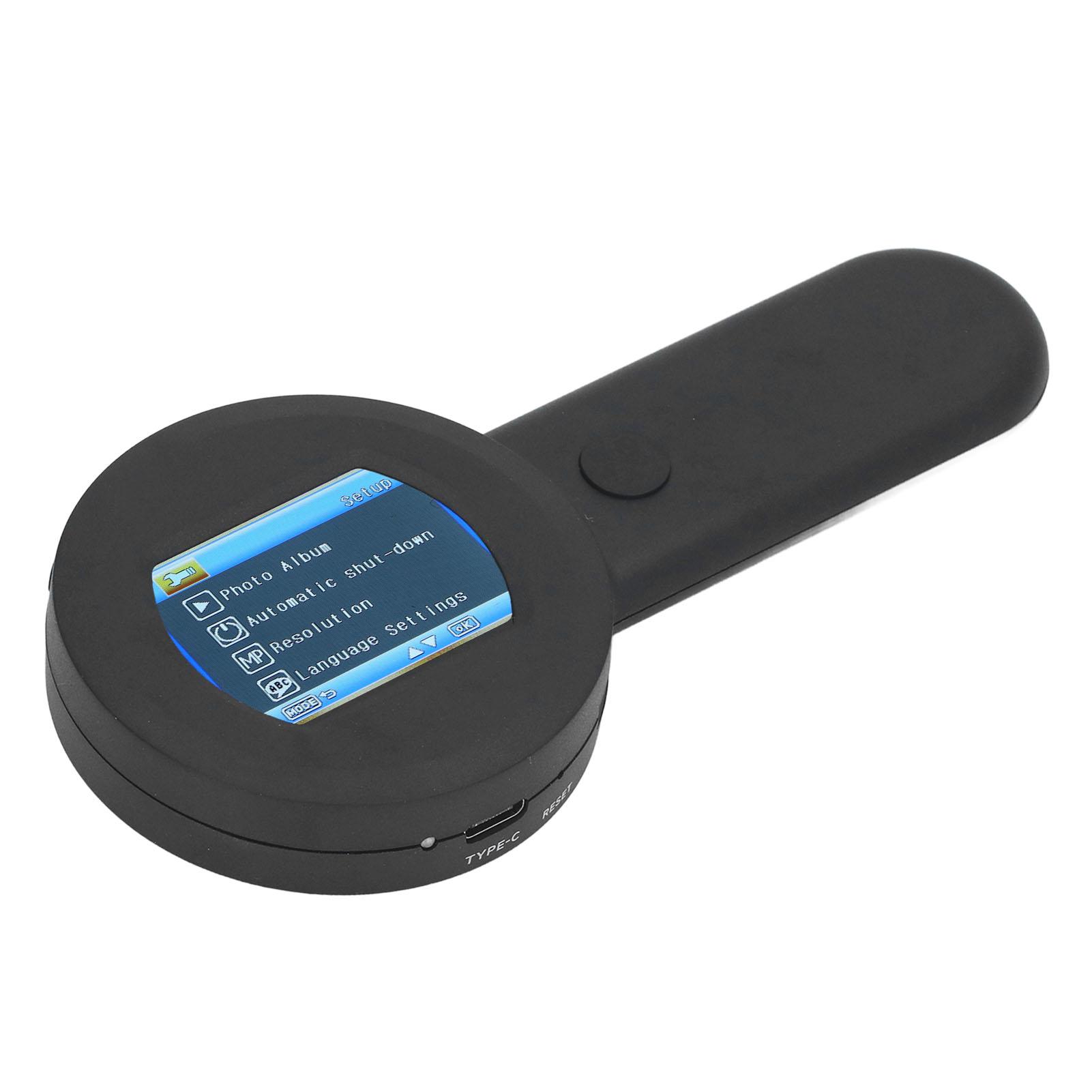 Ручна електронна лупа USB 2-дюймовий IPS-екран з 8 світлодіодними лампами Портативна настільна
Ручна електронна лупа USB 2-дюймовий IPS-екран з 8 світлодіодними лампами Портативна настільна