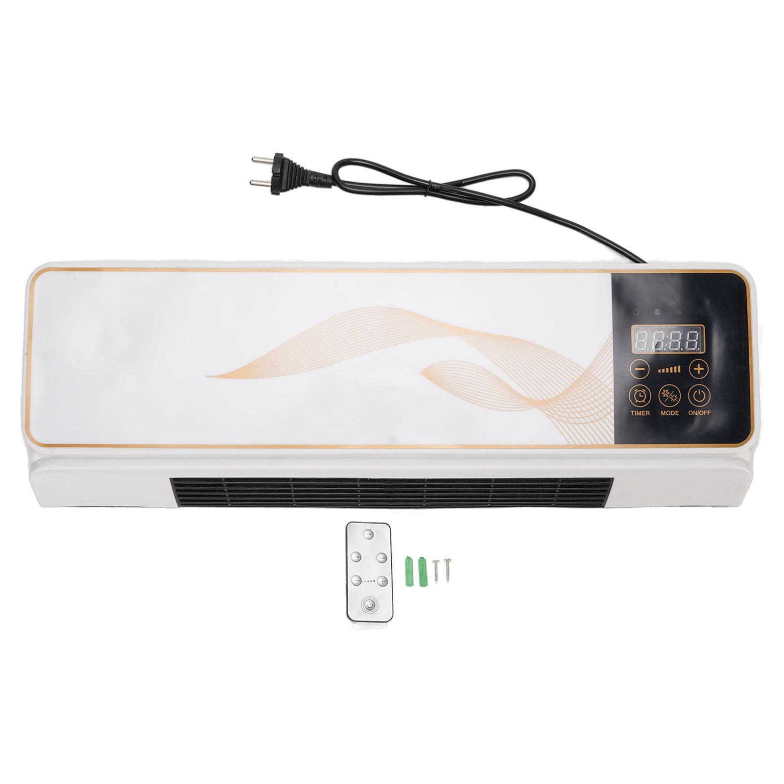 Wall Heater 1800W Vertical Oscillating Cooling Heating Double Use Electric Space Heater for Bedroom
Wall Heater 1800W Vertical Oscillating Cooling Heating Double Use Electric Space Heater for Bedroom