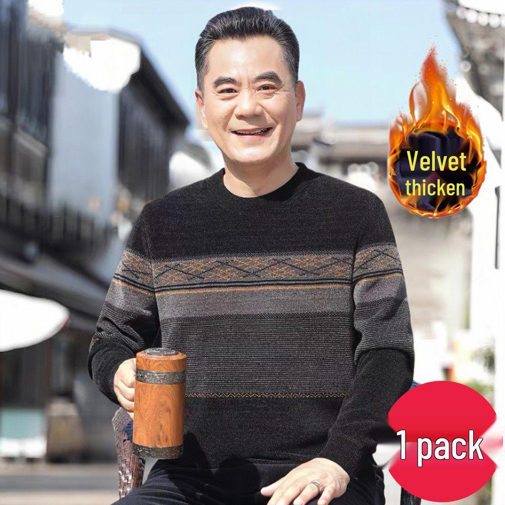 Chenille Fleece Sweater for middle-aged men: Cozy Winter Layer for Dad and Grandpa 4XL (suggested 180-195 jin)
Chenille Fleece Sweater for middle-aged men: Cozy Winter Layer for Dad and Grandpa 4XL (suggested 180-195 jin)