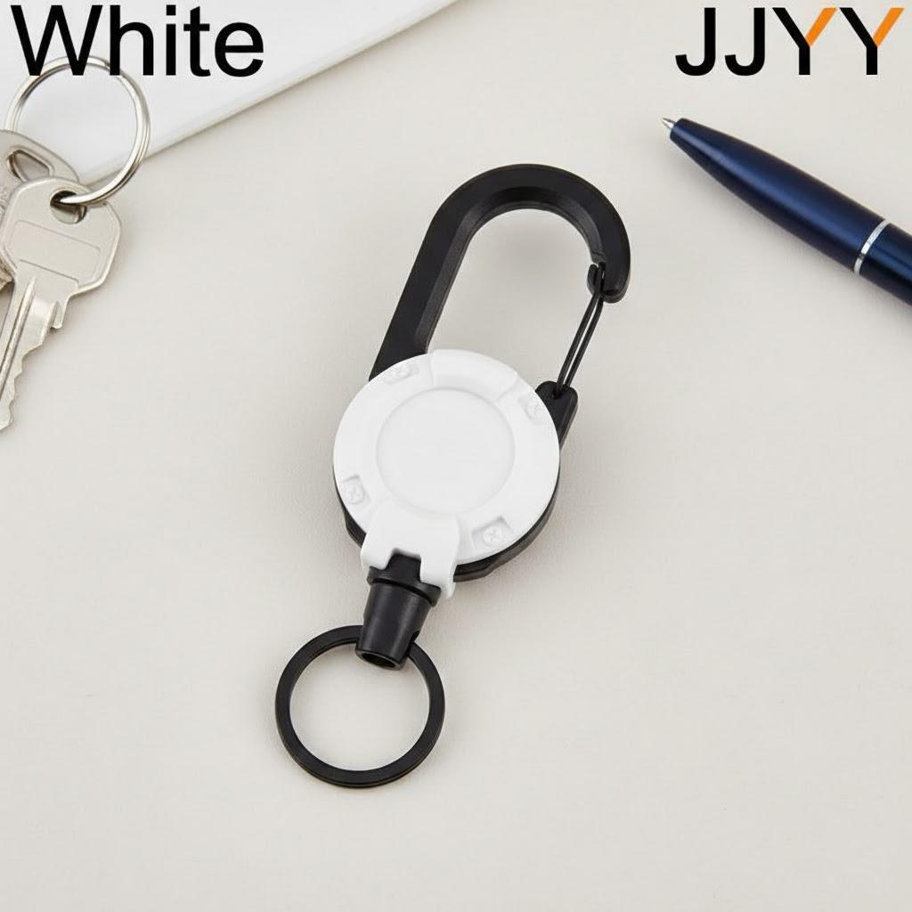 Retractable Carabiner Keychain with Safety Rope for Backpacks Handbags Versatile Outdoor Accessory 1Pc білий
Retractable Carabiner Keychain with Safety Rope for Backpacks Handbags Versatile Outdoor Accessory 1Pc білий