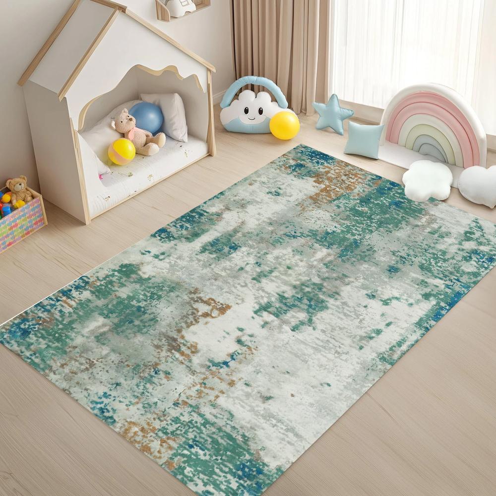 Light Green-Gray Brushstroke Texture Carpet Industrial Minimalist Non-Slip Soft Mat for Living Room Bedroom 40x60cm
Light Green-Gray Brushstroke Texture Carpet Industrial Minimalist Non-Slip Soft Mat for Living Room Bedroom 40x60cm