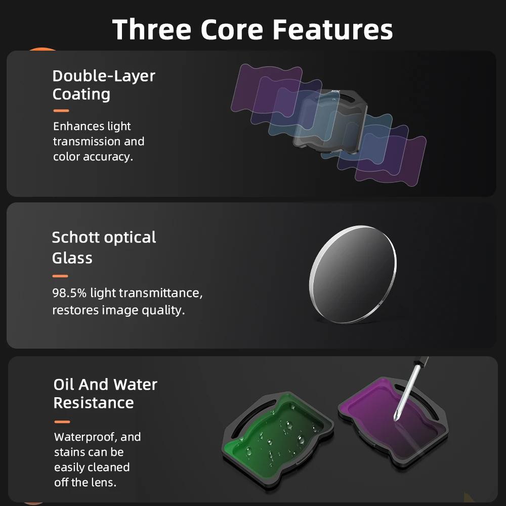 ND Filter for DJI O4 Air Unit Pro Optical Glass Lens Filters Set ND8 ND16 ND32 ND64 UV CPL Camera Filter Accessories
ND Filter for DJI O4 Air Unit Pro Optical Glass Lens Filters Set ND8 ND16 ND32 ND64 UV CPL Camera Filter Accessories