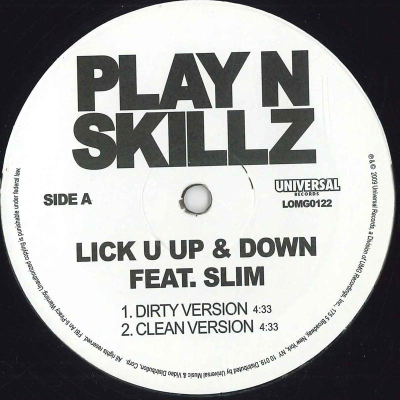 12inch Record PLAYNSKILLZ One Mo Gin Lick U Up Down LOMG0122 UNIVERSAL 2009 US Rap HipHopRB Used
12inch Record PLAYNSKILLZ One Mo Gin Lick U Up Down LOMG0122 UNIVERSAL 2009 US Rap HipHopRB Used
