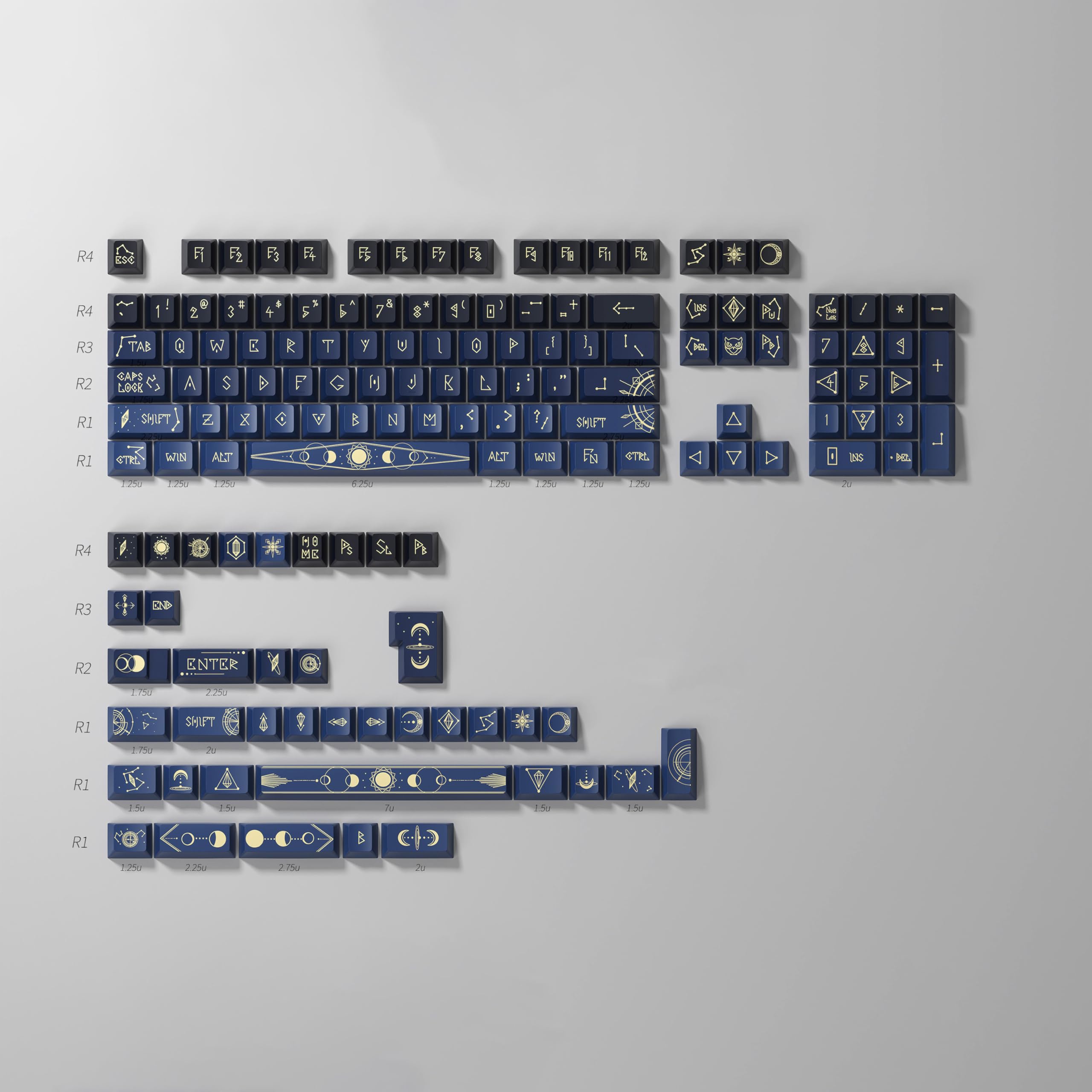 Механічний ігровий матеріал DayDreamers Starry Poems Keycap (144 ключі)/MX сумісний/Для клавіатури/Сублімаційний друк/PBT (ВМС) Темно-синій
Механічний ігровий матеріал DayDreamers Starry Poems Keycap (144 ключі)/MX сумісний/Для клавіатури/Сублімаційний друк/PBT (ВМС) Темно-синій