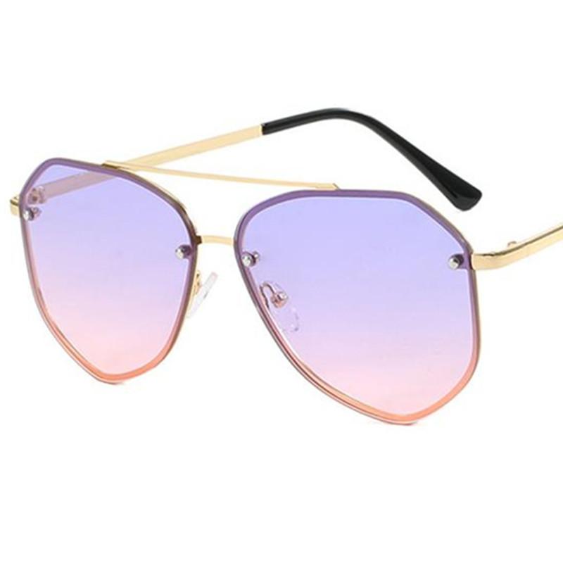 Fashion Sunglasses Double Beam Sun Glasses Anti-UV Spectacles Alloy Frame Eyeglasses Personality Gradient Lens Ornamental as picture фіолетовий
Fashion Sunglasses Double Beam Sun Glasses Anti-UV Spectacles Alloy Frame Eyeglasses Personality Gradient Lens Ornamental as picture фіолетовий