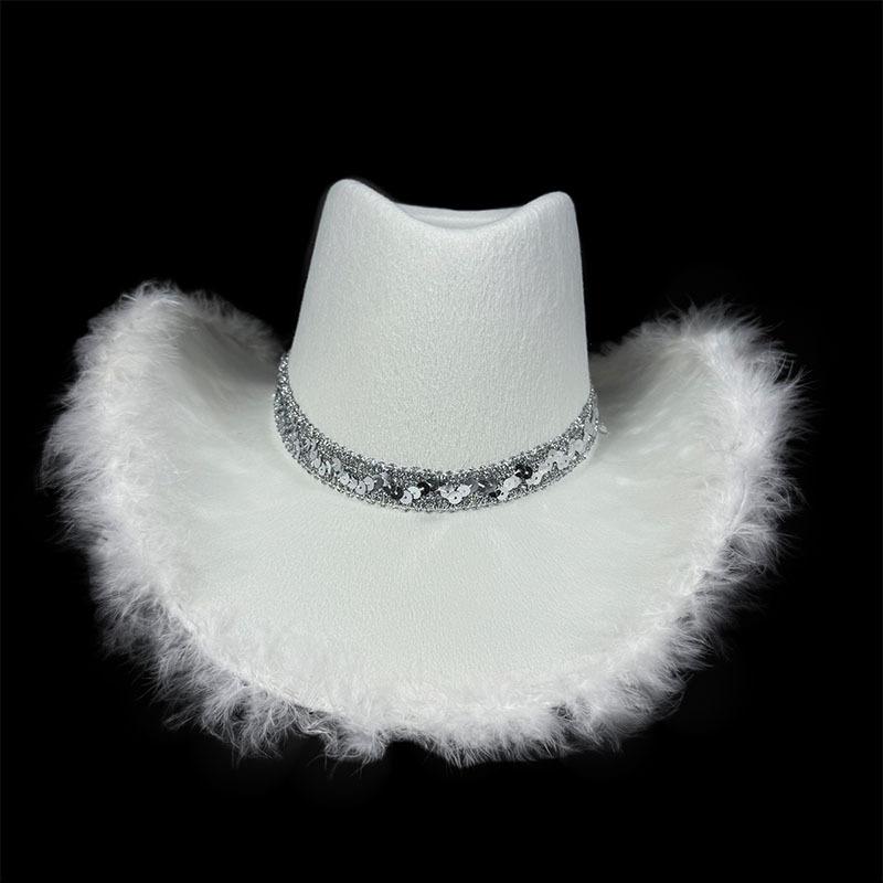 Cowgirl Hat Sparkly Performance Party Hat Sequin Hat Unique For Disco XS(old) белый
Cowgirl Hat Sparkly Performance Party Hat Sequin Hat Unique For Disco XS(old) белый