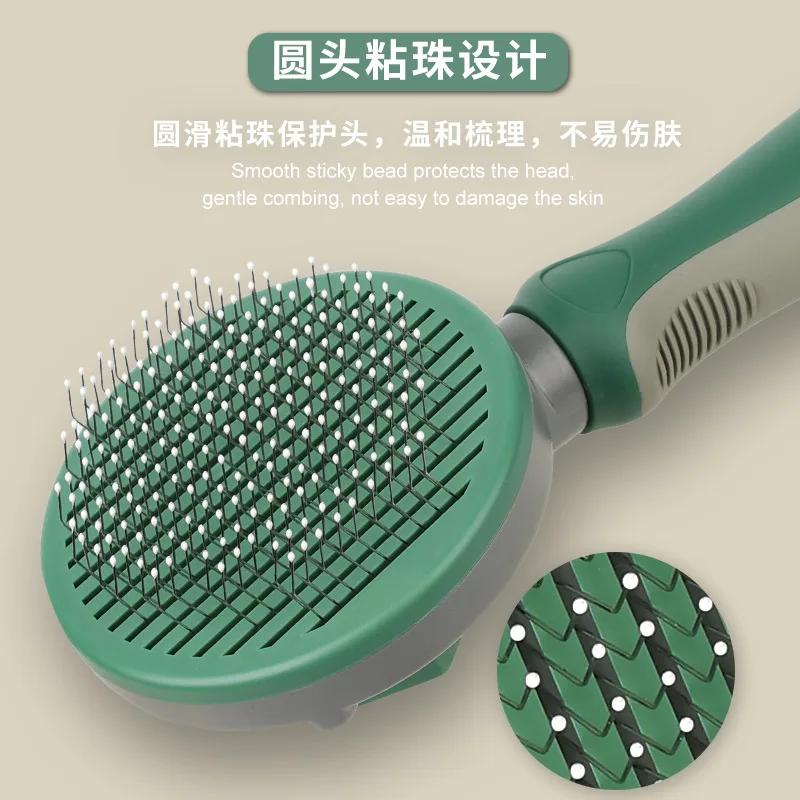 Cat Self-cleaning Needle Comb Dog Automatic Fading Comb Open Knot To Remove Floating Hair
Cat Self-cleaning Needle Comb Dog Automatic Fading Comb Open Knot To Remove Floating Hair