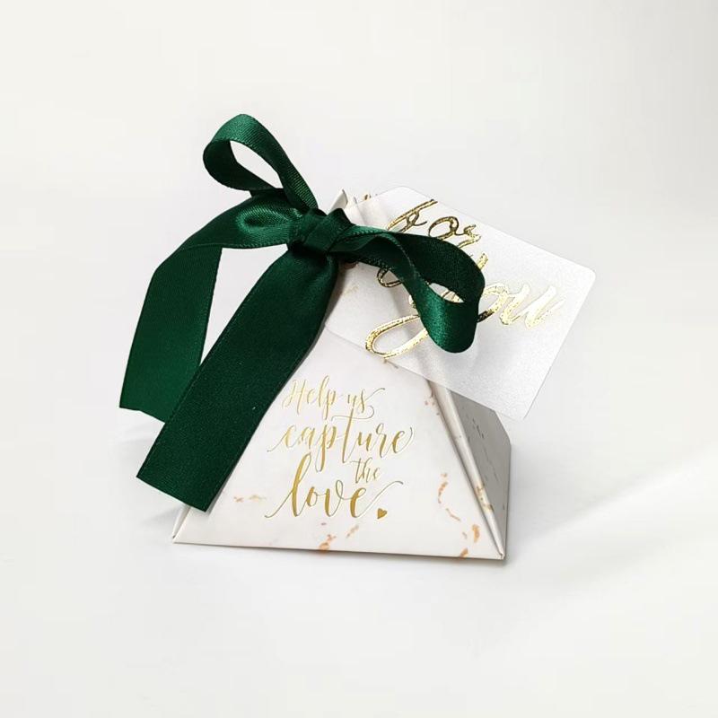 Mist Blue European-Style Candy Box: Creative Wedding Favor in a Fresh Triangle Design. Small 7.5x7.5x8cm
Mist Blue European-Style Candy Box: Creative Wedding Favor in a Fresh Triangle Design. Small 7.5x7.5x8cm