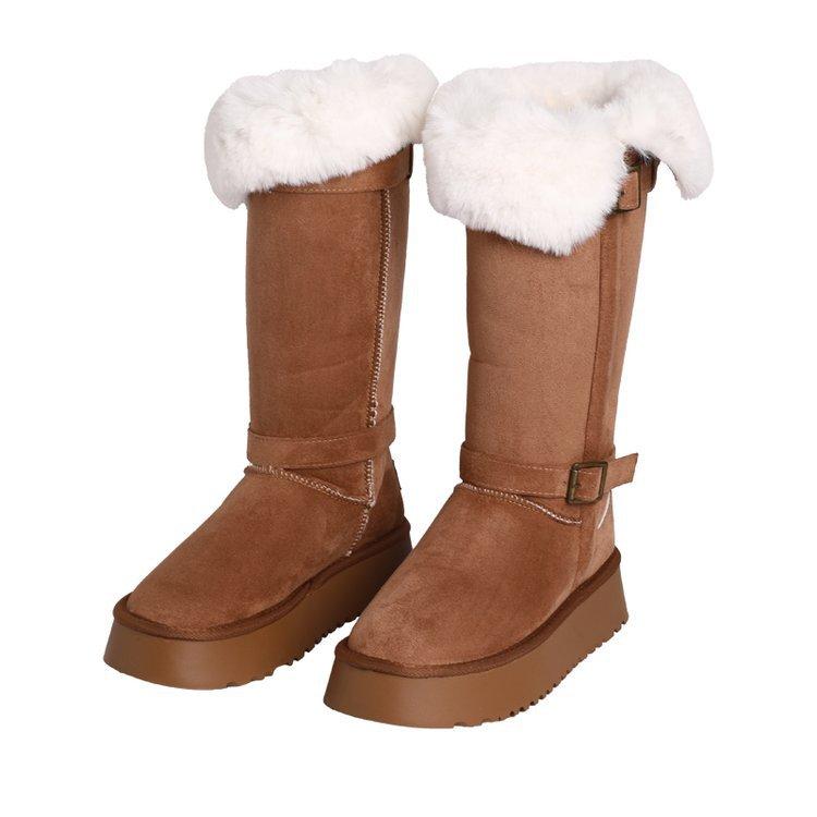 Soft leather version fur integrated fur shoes lapel two wear knight northeast but knee belt buckle snow cotton boots boots 40
Soft leather version fur integrated fur shoes lapel two wear knight northeast but knee belt buckle snow cotton boots boots 40
