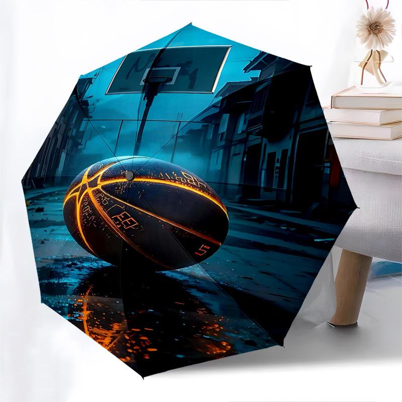 1pc HP Basketball Automatic Folding Umbrella, Portable 3-Fold Design with 8-Bone Iron Frame, Perfect for Outdoor, Ideal as a Gift for Fans or Traveler
1pc HP Basketball Automatic Folding Umbrella, Portable 3-Fold Design with 8-Bone Iron Frame, Perfect for Outdoor, Ideal as a Gift for Fans or Traveler