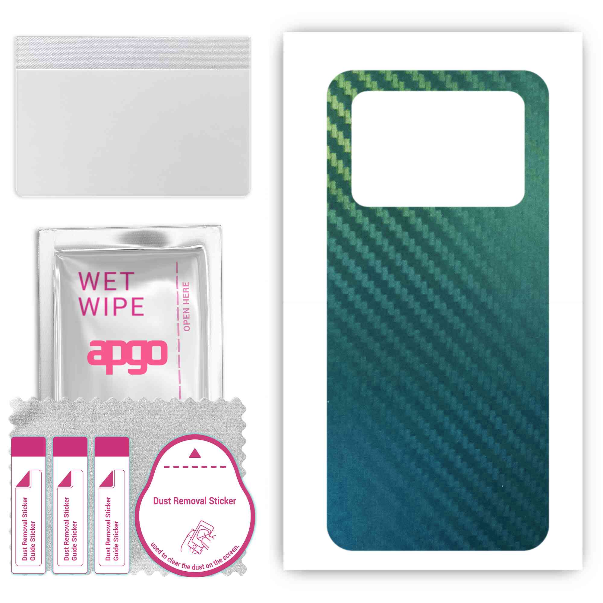 Apgo Protective Skin Sticker for the back compatible with Xiaomi Poco M4 Pro, Wrap Film, Foil, Vinyl - Pattern Carbon Chameleon CAKA1
Apgo Protective Skin Sticker for the back compatible with Xiaomi Poco M4 Pro, Wrap Film, Foil, Vinyl - Pattern Carbon Chameleon CAKA1