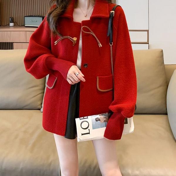 Women s Plus Size Wool Coat with Horn Buttons and Pockets for Autumn/Winter 3XL (70.5kg - 75kg)
Women s Plus Size Wool Coat with Horn Buttons and Pockets for Autumn/Winter 3XL (70.5kg - 75kg)