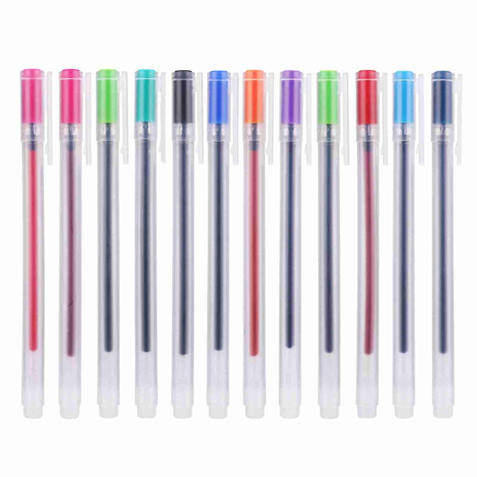 120MLFrosted Transparent Rod Color Gel Pen And Ink Pen 12-Color Set
120MLFrosted Transparent Rod Color Gel Pen And Ink Pen 12-Color Set