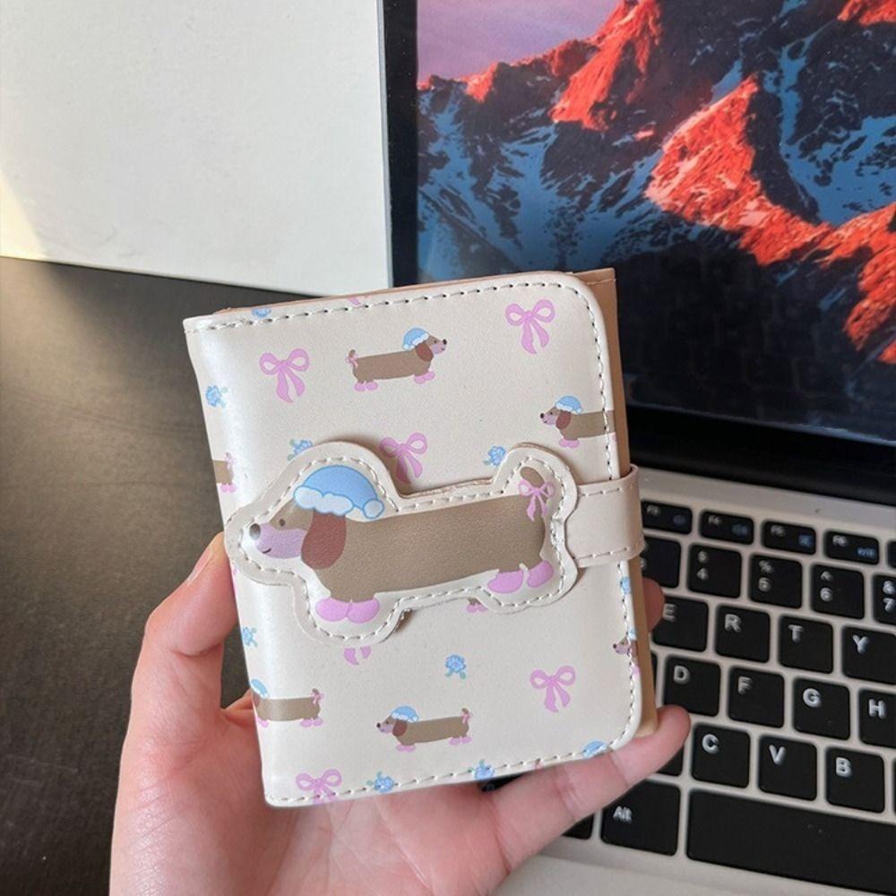 Flower Cute Dog Wallet Waterproof Simplified Purse Travel Short Money Bag Work style2
Flower Cute Dog Wallet Waterproof Simplified Purse Travel Short Money Bag Work style2