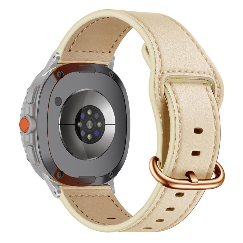 Watch Band for Samsung Galaxy Watch8 44mm/40mm/Watch8 Classic 46mm Genuine Cow Leather Strap Ivory White
Watch Band for Samsung Galaxy Watch8 44mm/40mm/Watch8 Classic 46mm Genuine Cow Leather Strap Ivory White