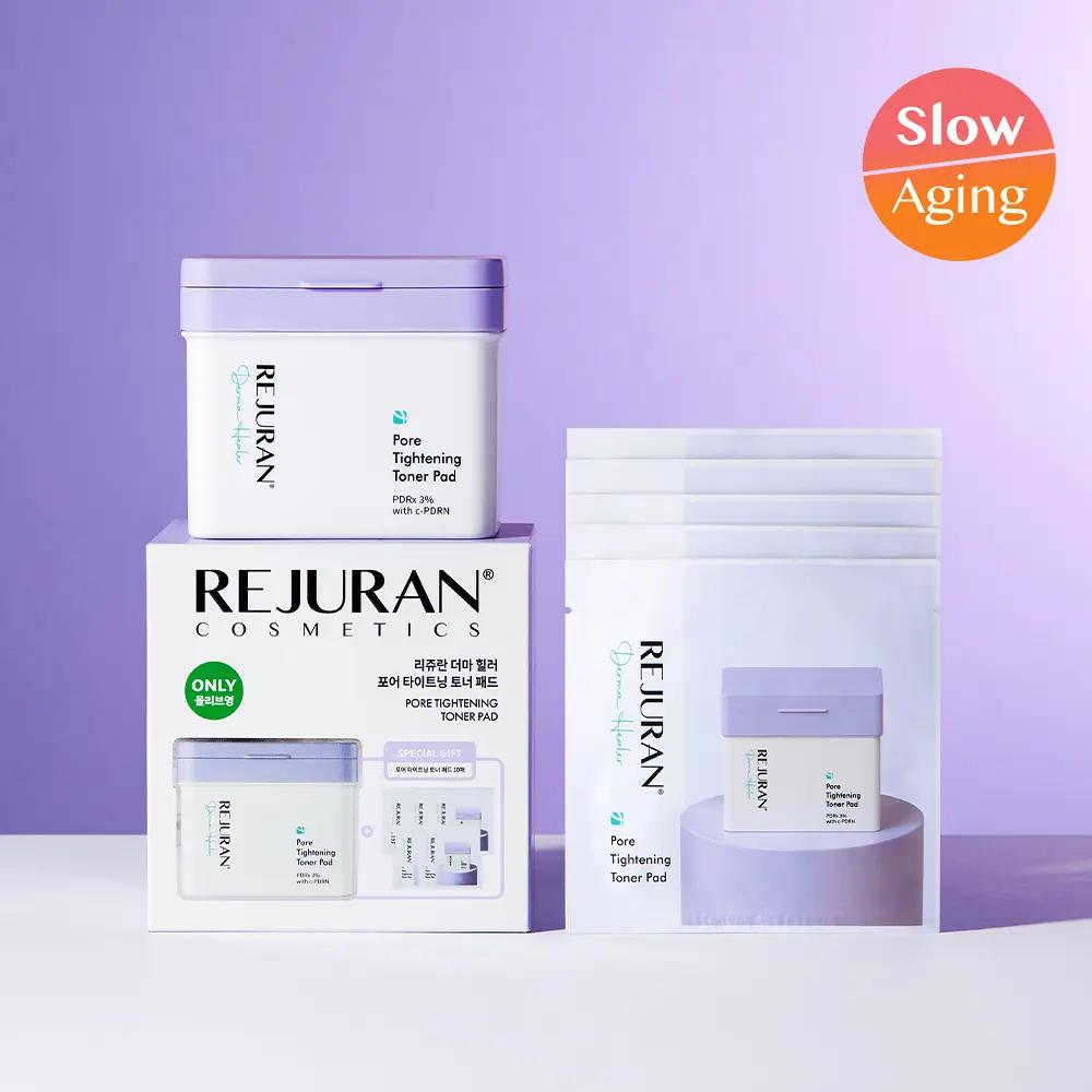 Rejuran Derma Healer Pore Tightening Toner Pads with PDRN – 60 Sheets (Limited Set: +2 Sheets × 5 / Single Option)
Rejuran Derma Healer Pore Tightening Toner Pads with PDRN – 60 Sheets (Limited Set: +2 Sheets × 5 / Single Option)