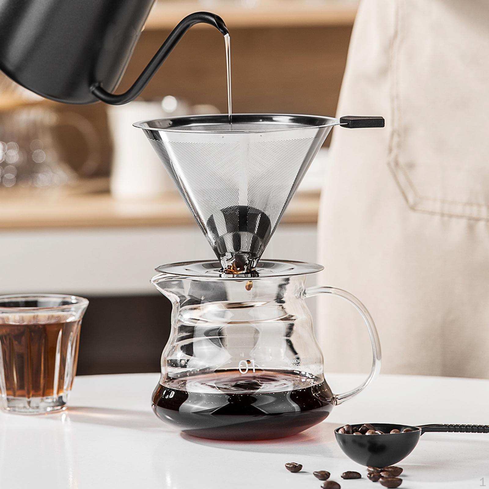 Фильтр для кофе из нержавеющей стали для использования дома и в офисе Small