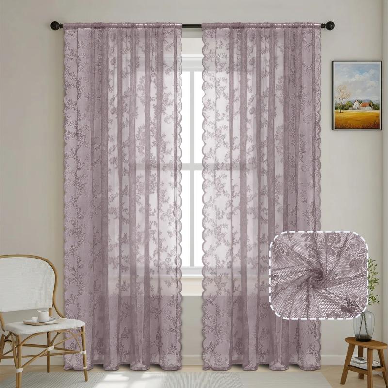 American Luxury retro warp knitted lace black bedroom balcony live room decorative partition curtain window screen W 100cm x L 100cm&Rod Pocket
American Luxury retro warp knitted lace black bedroom balcony live room decorative partition curtain window screen W 100cm x L 100cm&Rod Pocket